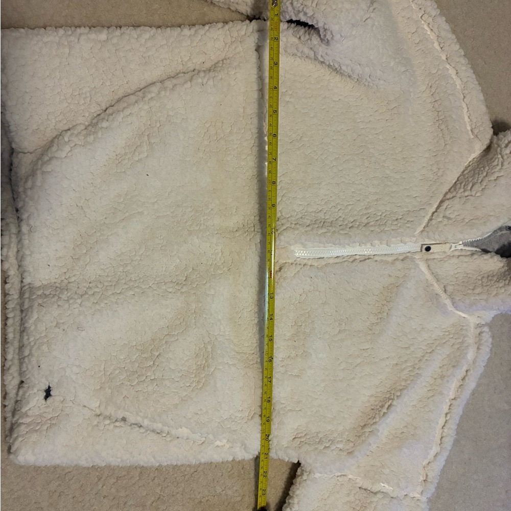 PrAna Cream Sherpa Hoodie - Picture 3 of 8